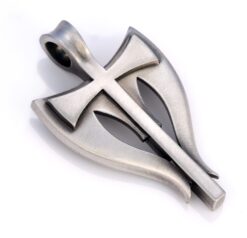 Gabriel - Bico Australia - mens silver cross pendant