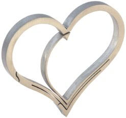 Keyklipz Titanium Heart Opener Keychain Carabiner